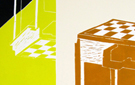 Oil color lino prints on Arches Printmaking Paper, 250 g/m2